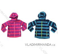 Bunda softshell dojčenská a detská dievčenská a chlapčenská flaušová podšívka (86-128) KUGO Y2220 / A