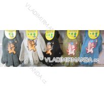 RUKAVICE Deti strečové CHLAPEC HOLKA S oslom (13-17 CM) WD WDR10