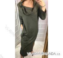 ŠATY DLOUHÝ RUKÁV DÁMSKÉ NADROZMĚRNÉ (UNI L-XL) SWEETISSIMA ITALSKÁ MÓDA IM518288