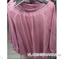 Tričko tunika dlhý krátky rukáv dámska (uni xl-3XL) TALIANSKÁ MÓDA IM71771165