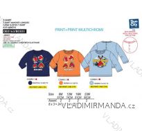 Tričko dlhý rukáv angry birds dojčenskej chlapčenské (6-23 mesiacov) SUN CITY OE0163