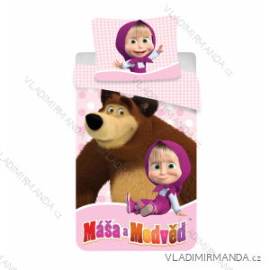 Obliečky masha and bear mäsa a medveď detské Divic (140 * 200) JF MASAMEDVED02