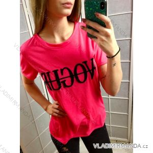 Tričko Vogue krátky rukáv dámské neon (uni s-l) ITALSKá MóDA IMC19145