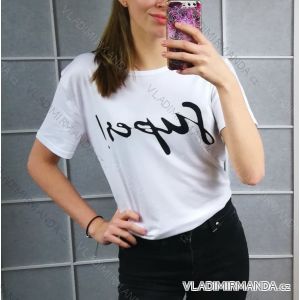 Tričko krátky rukáv dámske Super (s-l) AFASHION AF19027