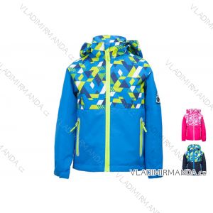 Bunda softshell dojčenská a detská dievčenská a chlapčenská flaušová podšívka s kompasem (86-110) KUGO B3020