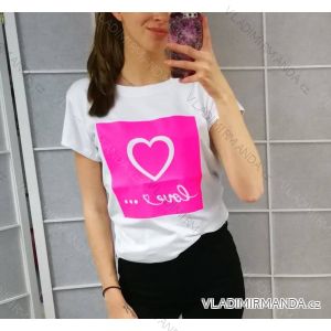 Tričko s krátkym rukávom dámske (uni s/m) TALIANSKÁ MÓDA IM519030