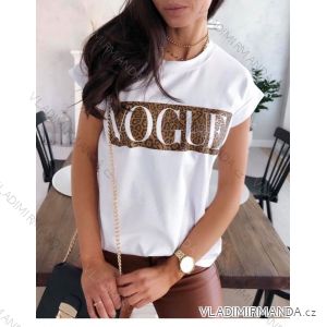 Tričko krátky rukáv dámske Vogue (uni s/m) TALIANSKÁ MÓDA IM119171