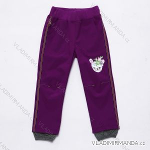 Nohavice slabé jarné softshellovej dojčenské dievčenské (92-110) WOLF B2981