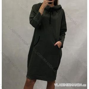 Mikina predĺžená alá šaty dlhý rukáv dámska (uni s-l) TALIANSKÁ MÓDA IMC191184